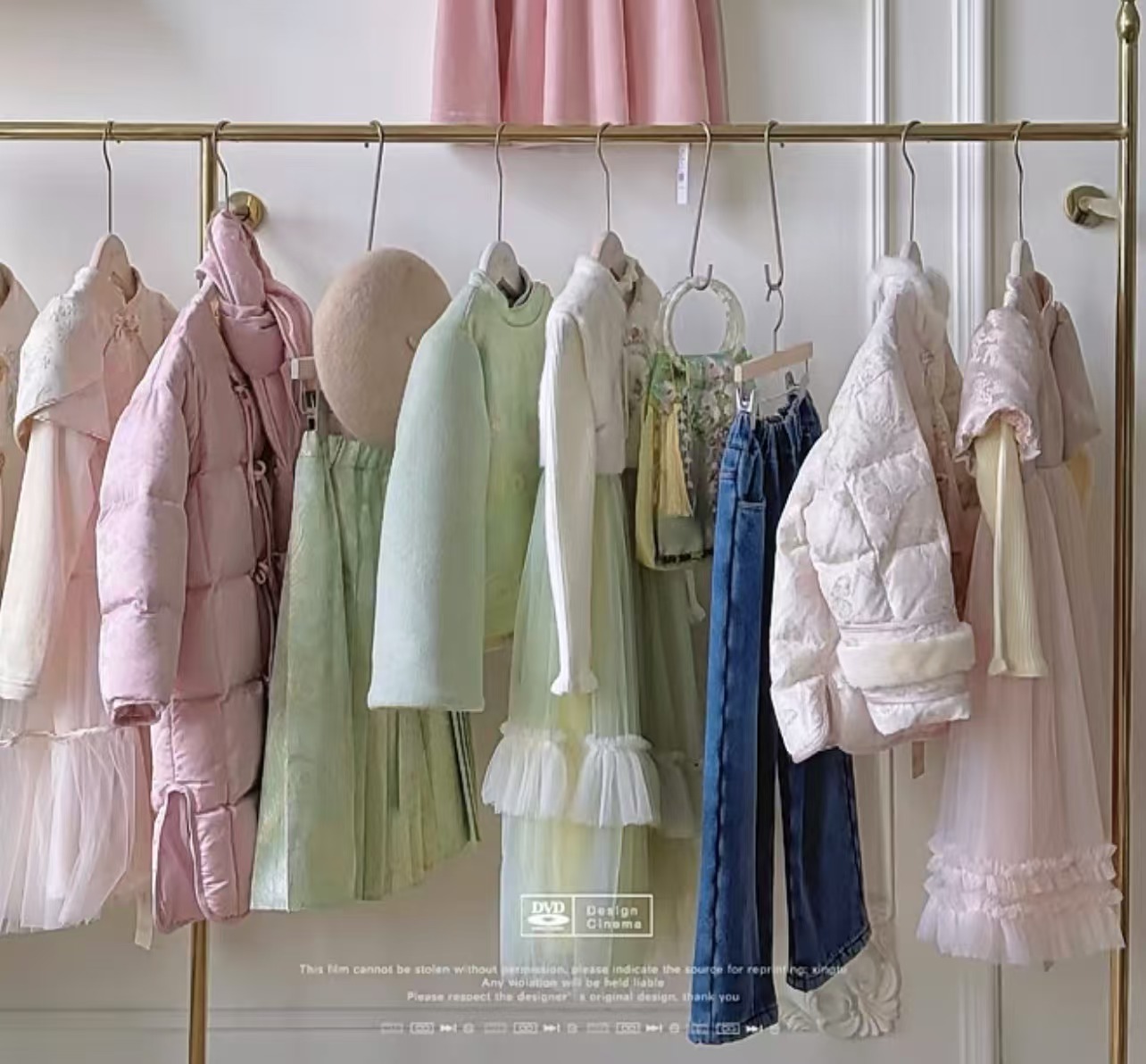 高奢女童系列公主秋冬公主裙