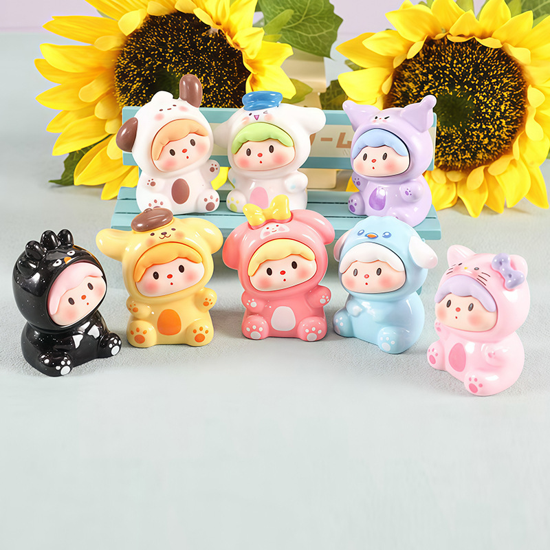 【三丽鸥歪头崽崽】可爱小摆件对对碰盲袋