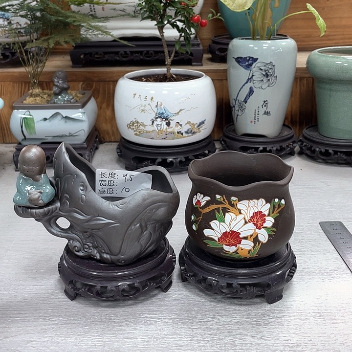 陶瓷花盆紫砂花盆福利抢购