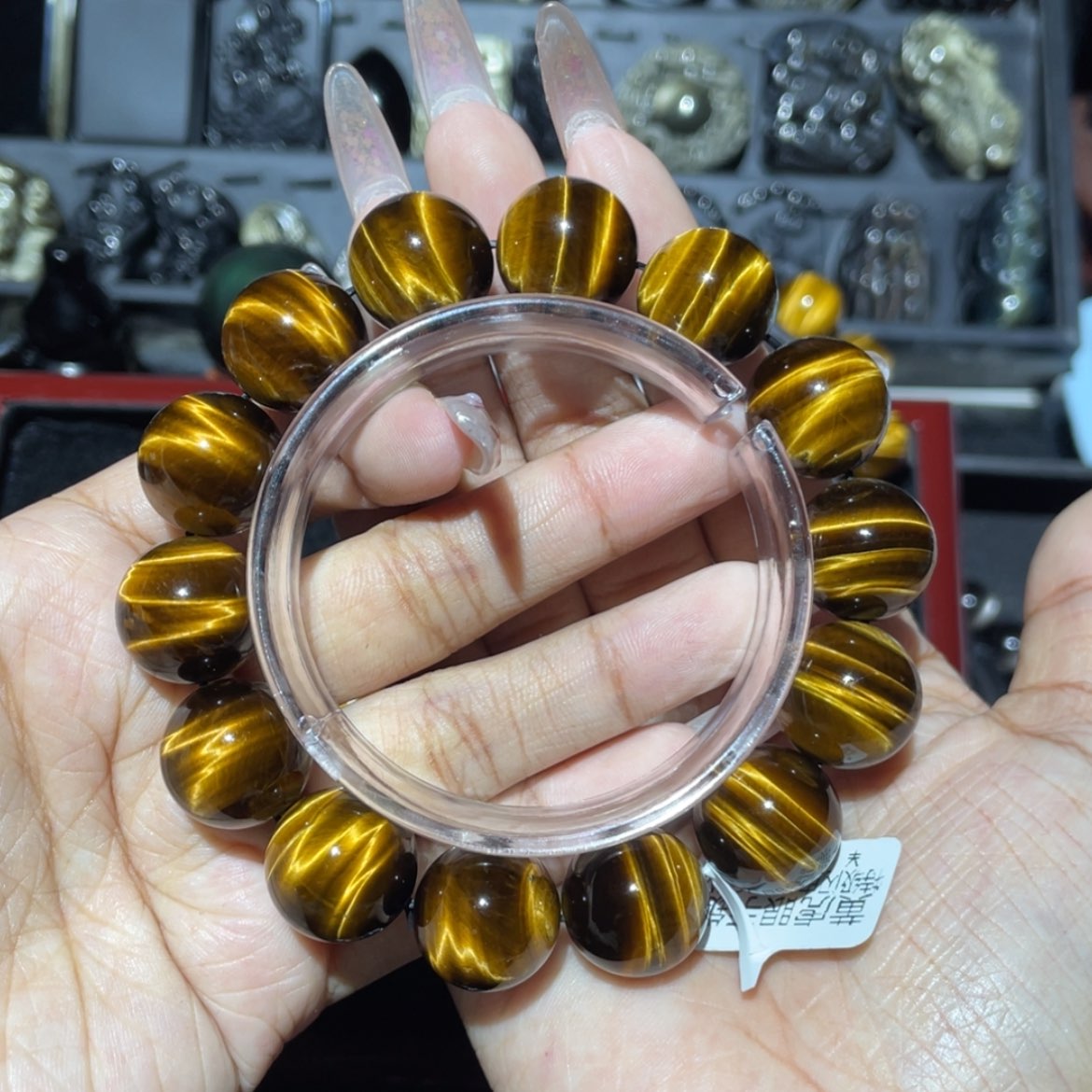 【闪购商品】未镶嵌木变石手链蚂***?