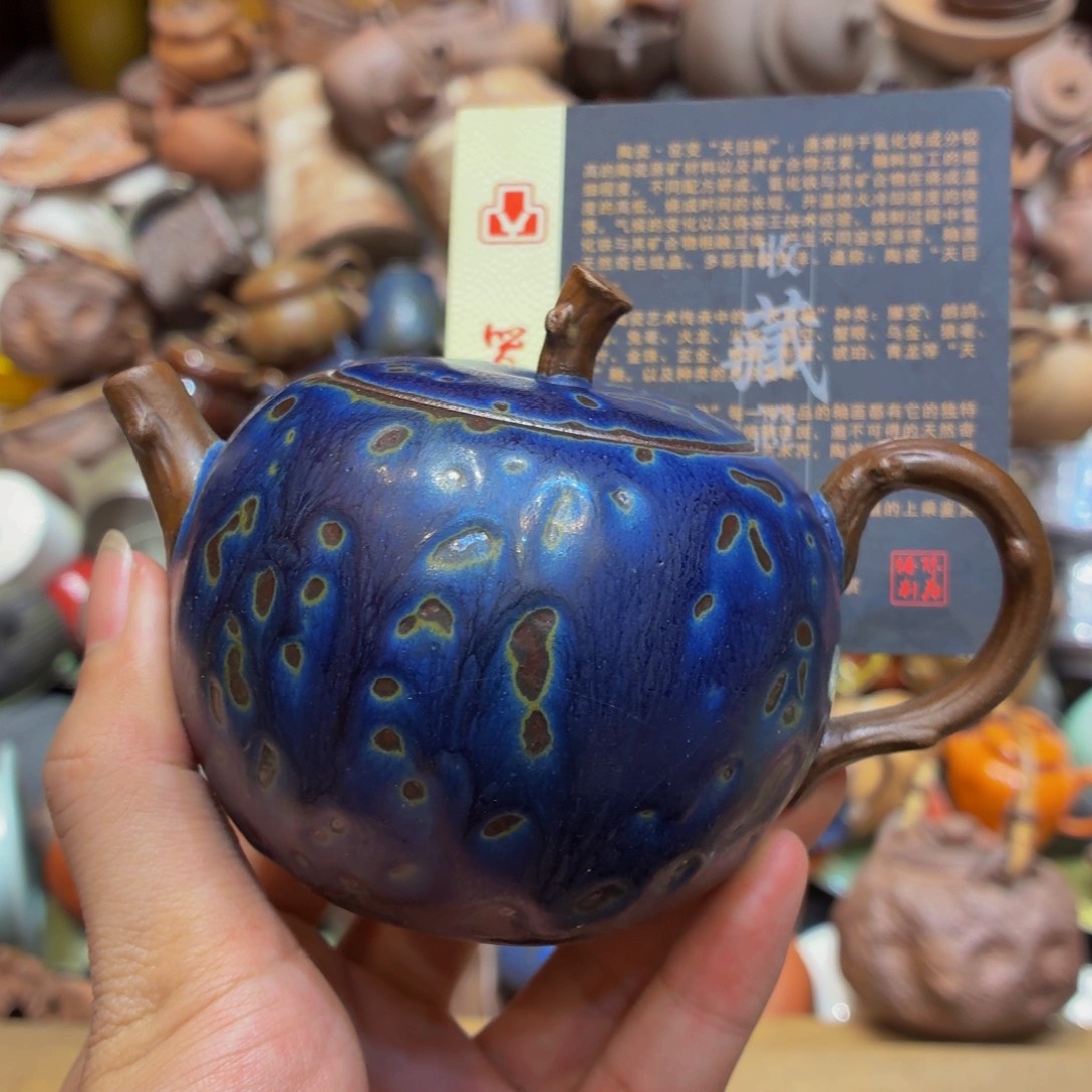 柴烧老岩泥高温茶器皿