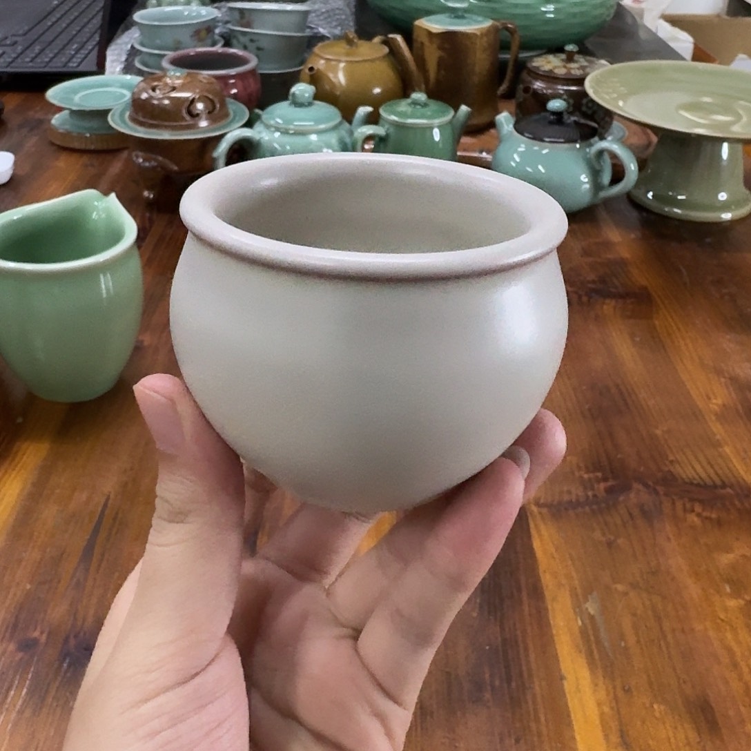 龙泉青瓷茶器微瑕8310