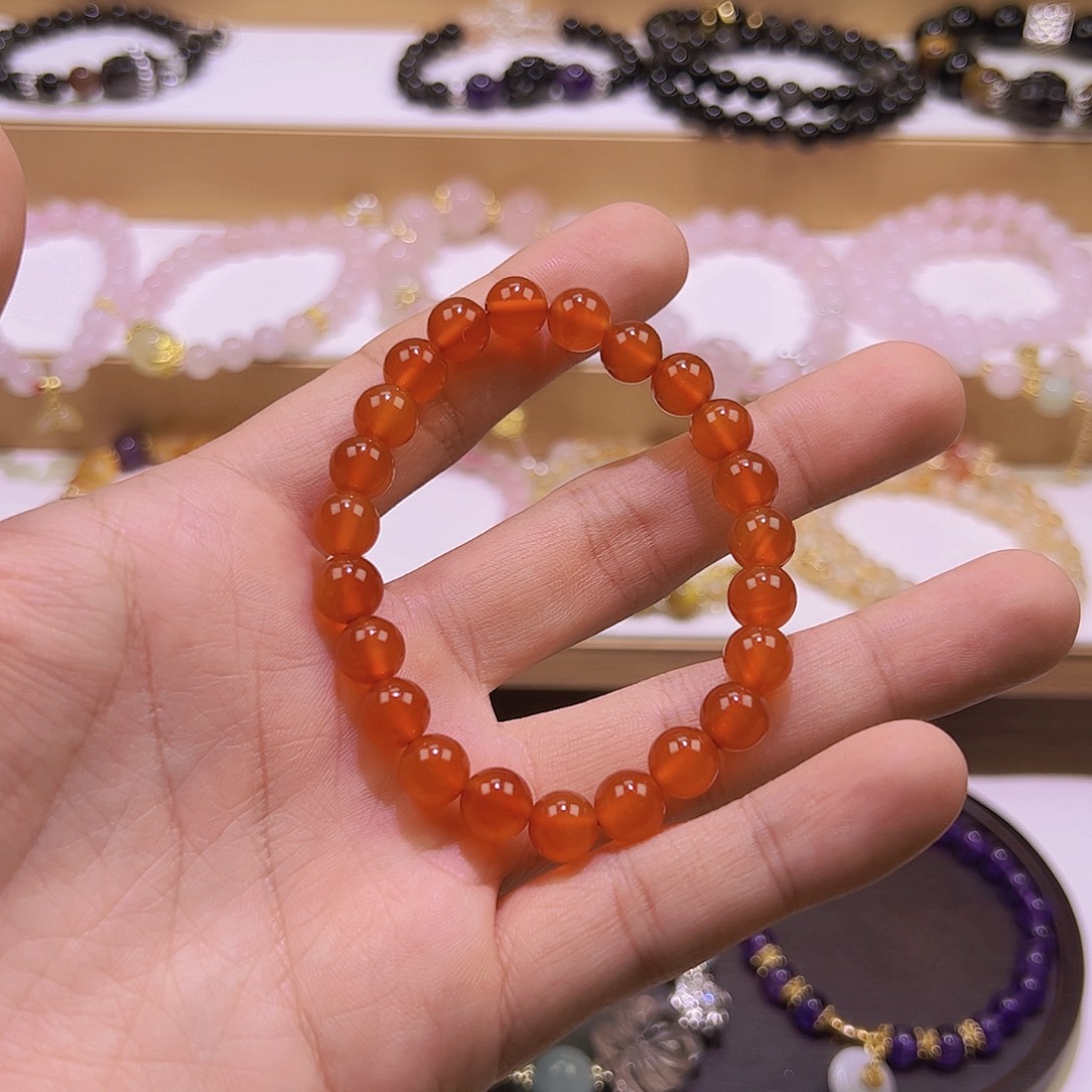 玛瑙/玉髓手链未镶嵌