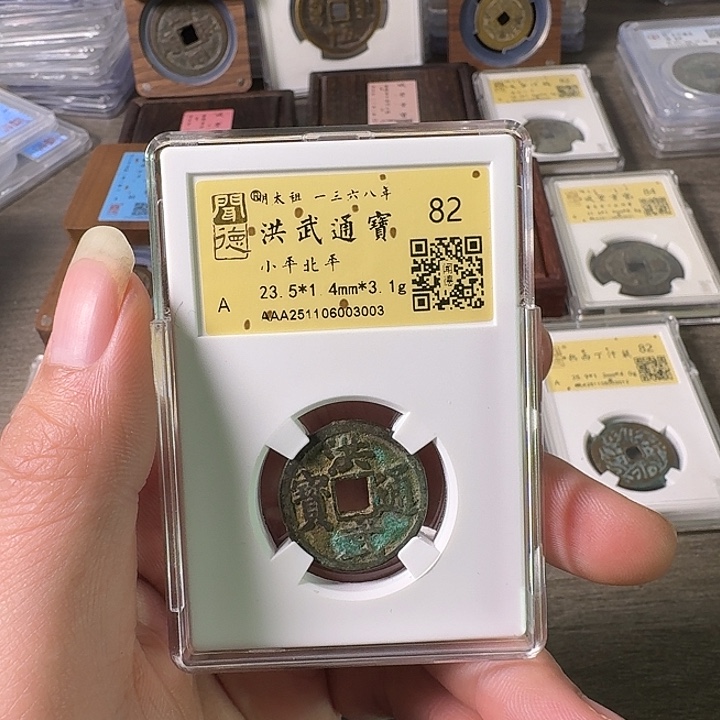 铜A闻博文化洪武通宝