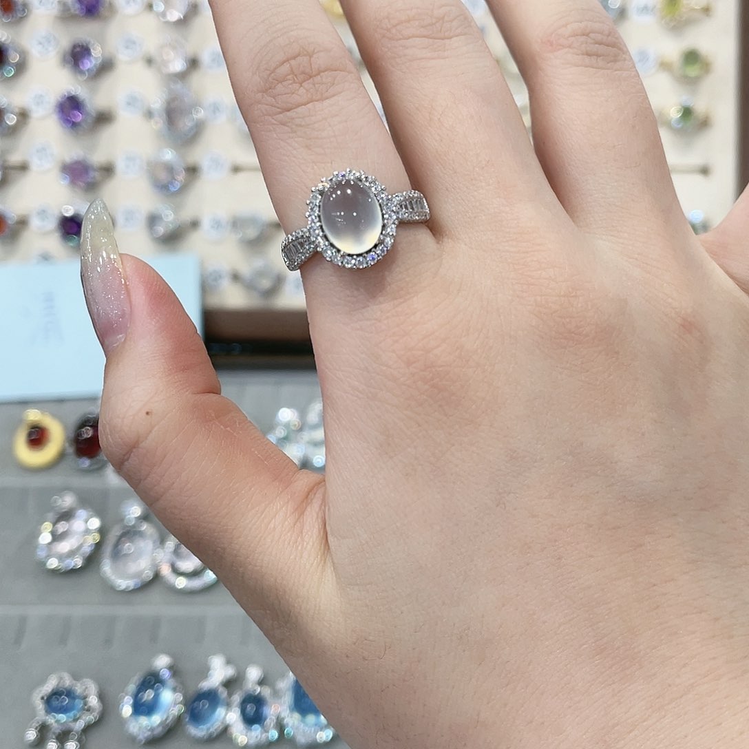 蛇纹石玉吊坠戒指手链银S925镶嵌