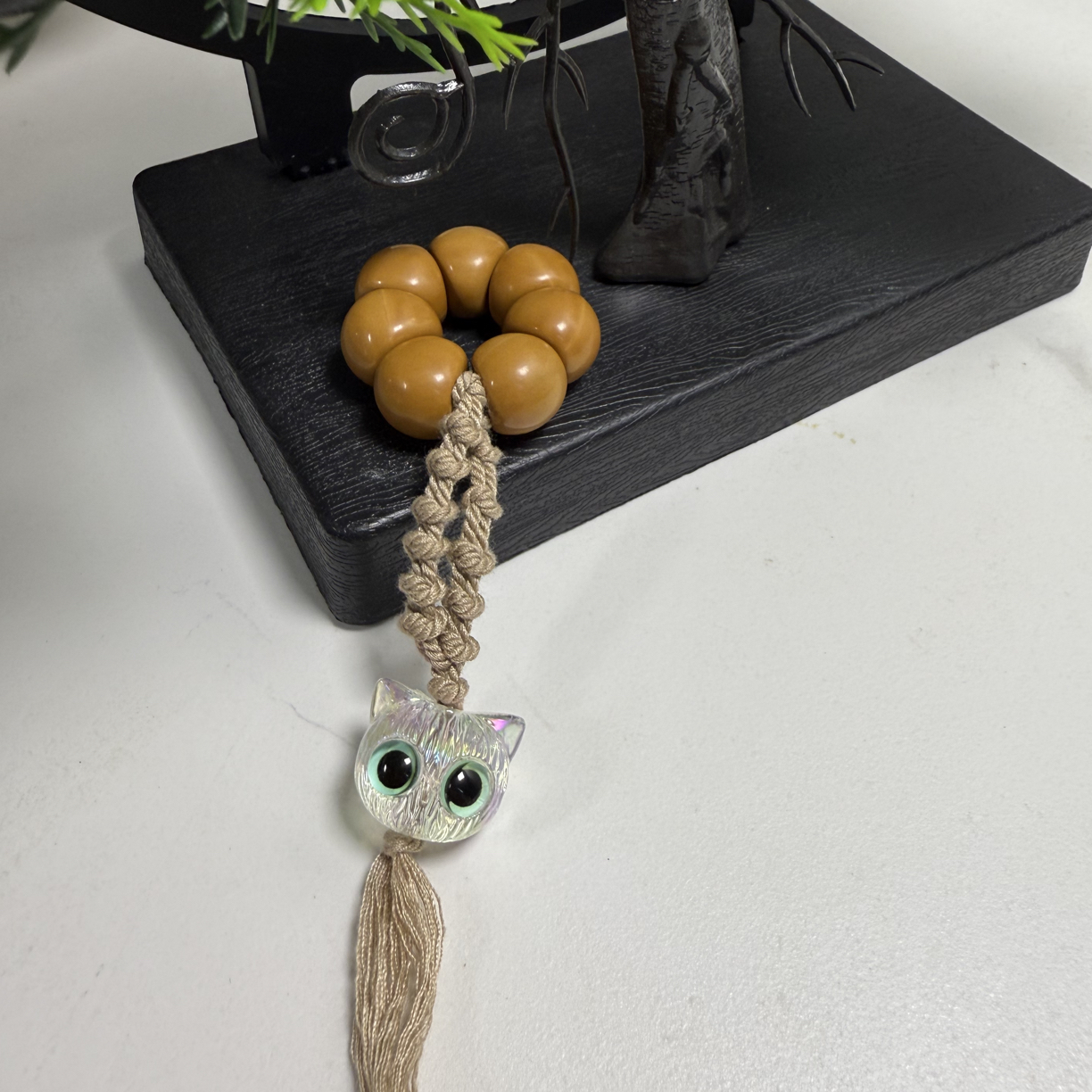 【程程出品】向阳花猴头核桃挂件