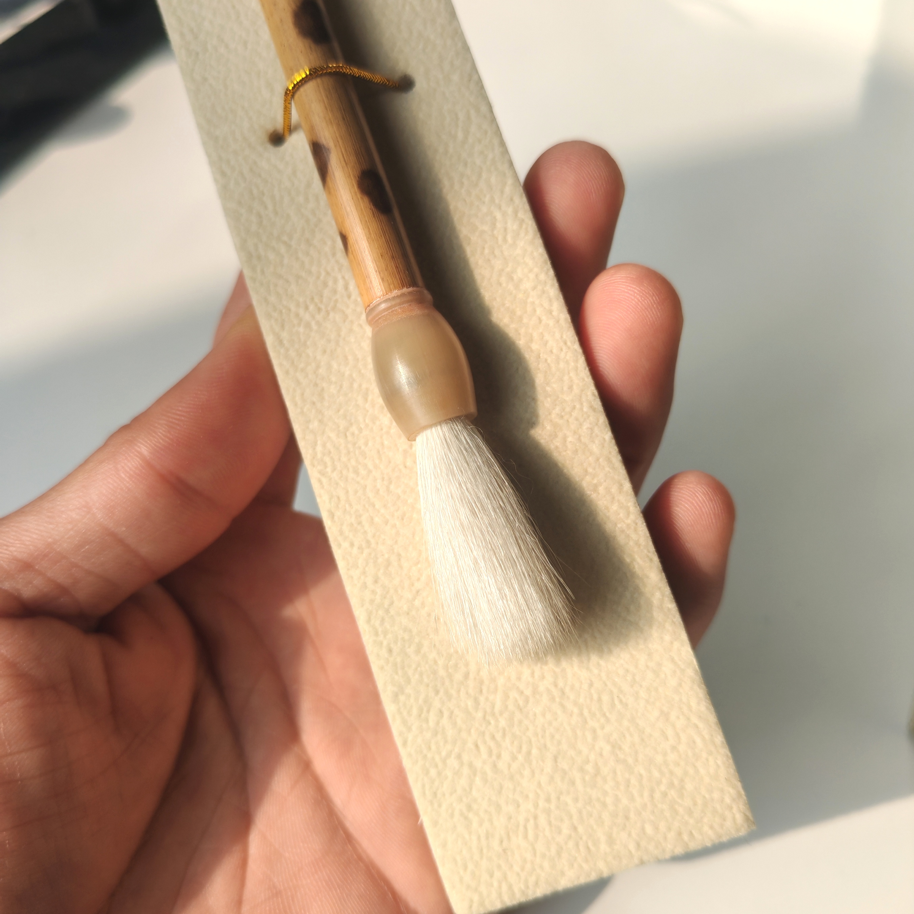 《收藏级》十年老羊毫《通古》3.0出峰0.8口径纯细嫩光峰毛笔