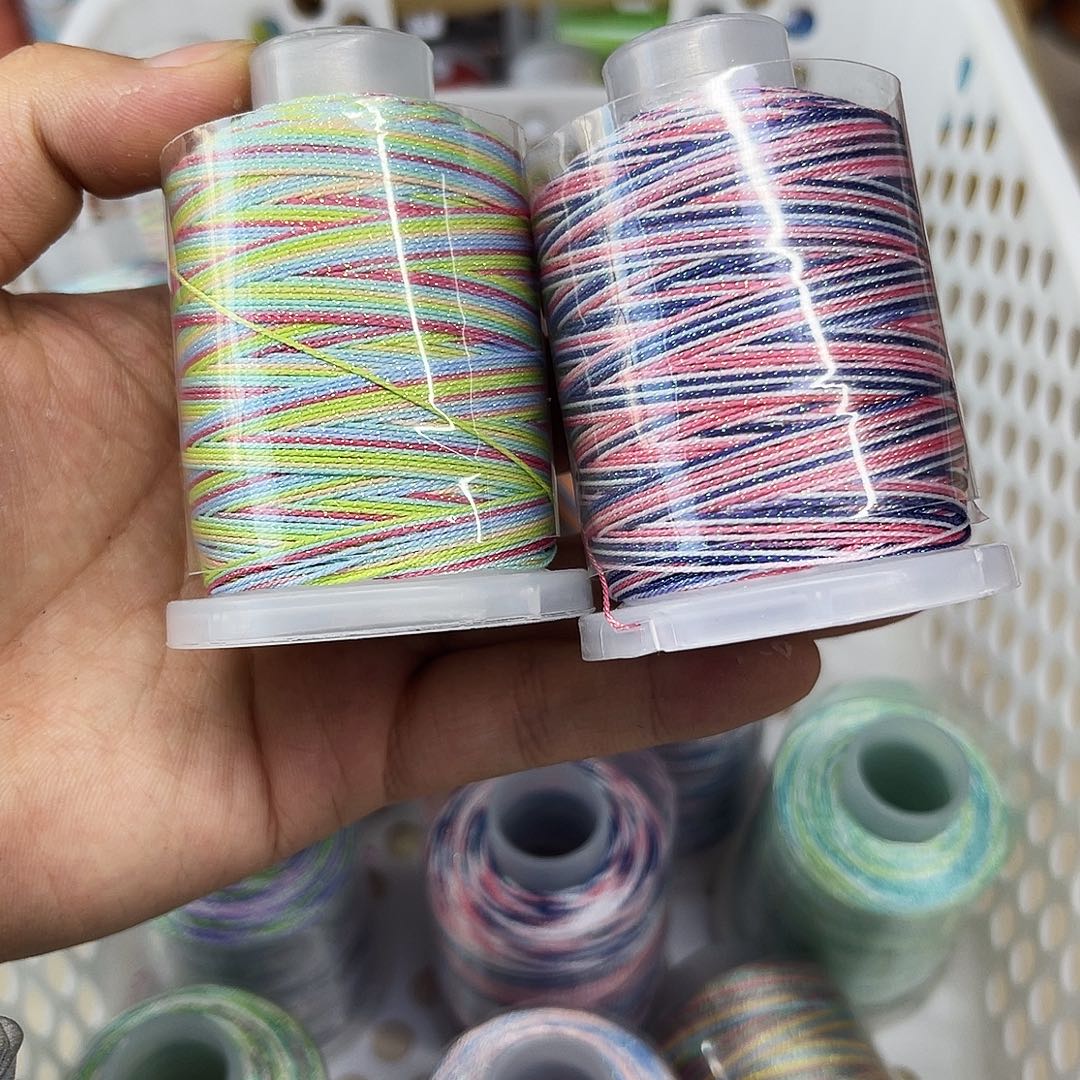 孤品6股星空段染股线 蓝莓 炎夏2个180m