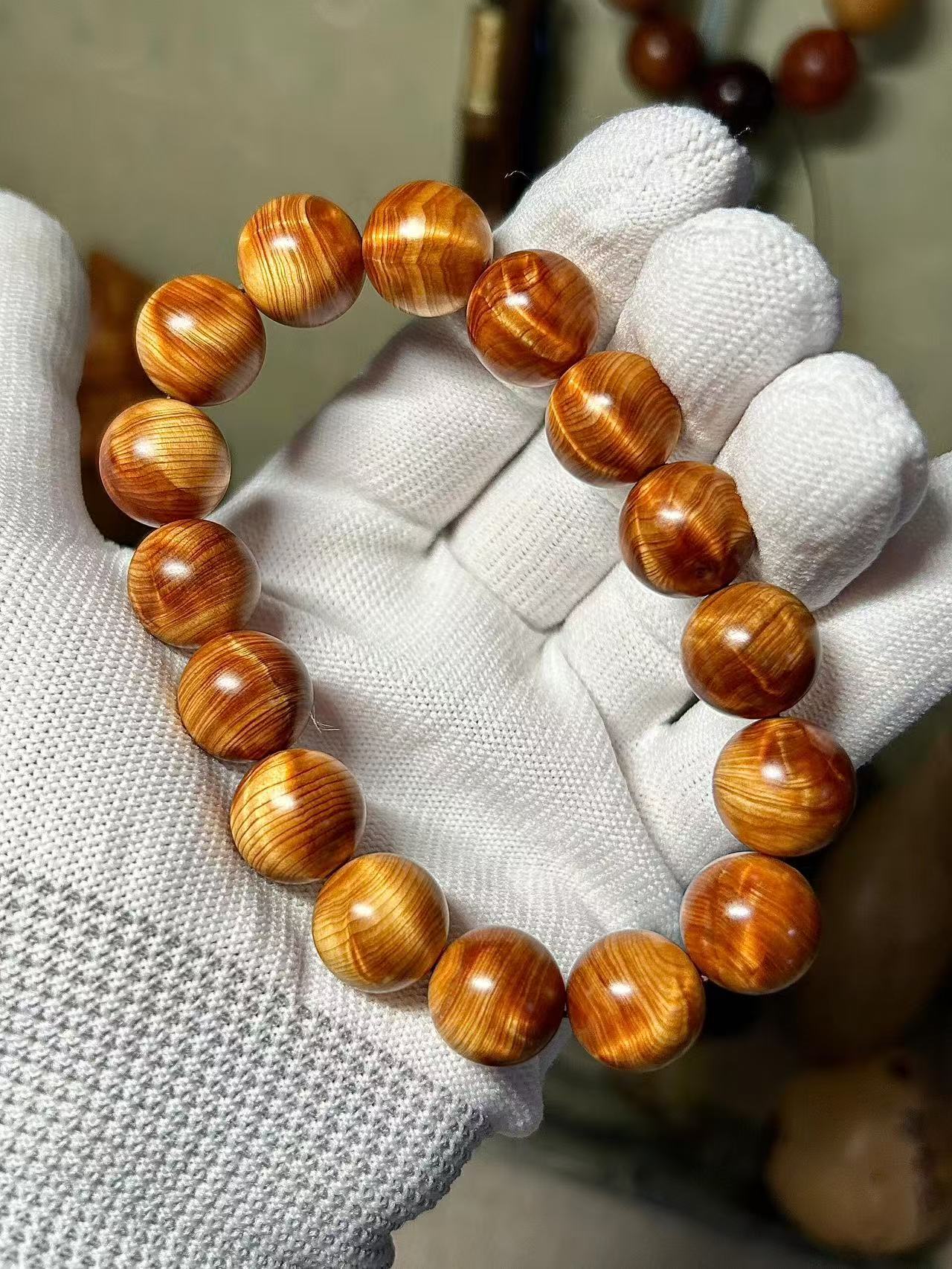 太行崖柏陈化料龙胆闪电纹2.0