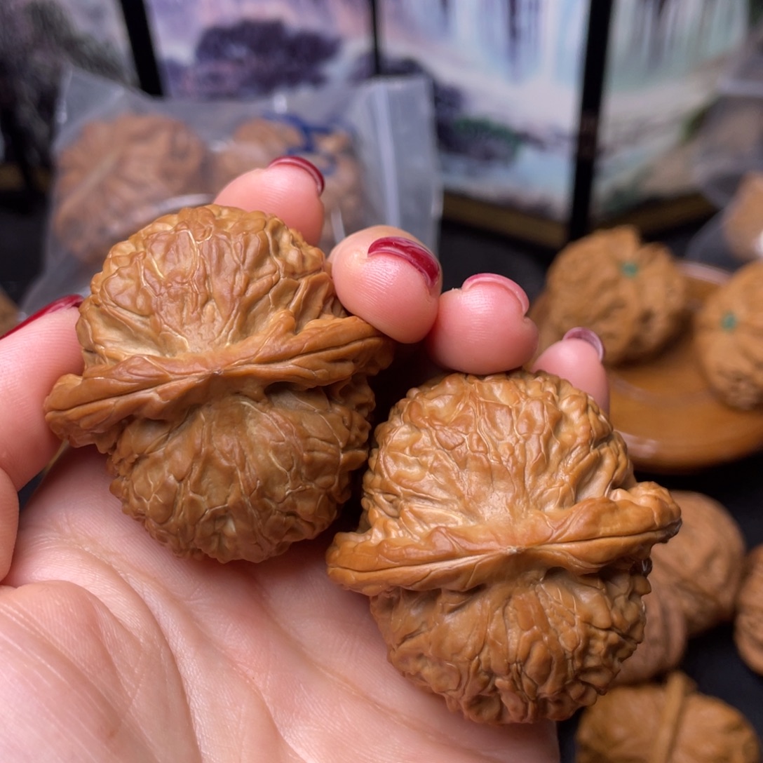 把件文玩核桃45全品金麒麟