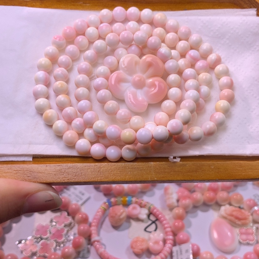 【闪购商品】查罗石颈饰合金福利多圈6咪加编号60