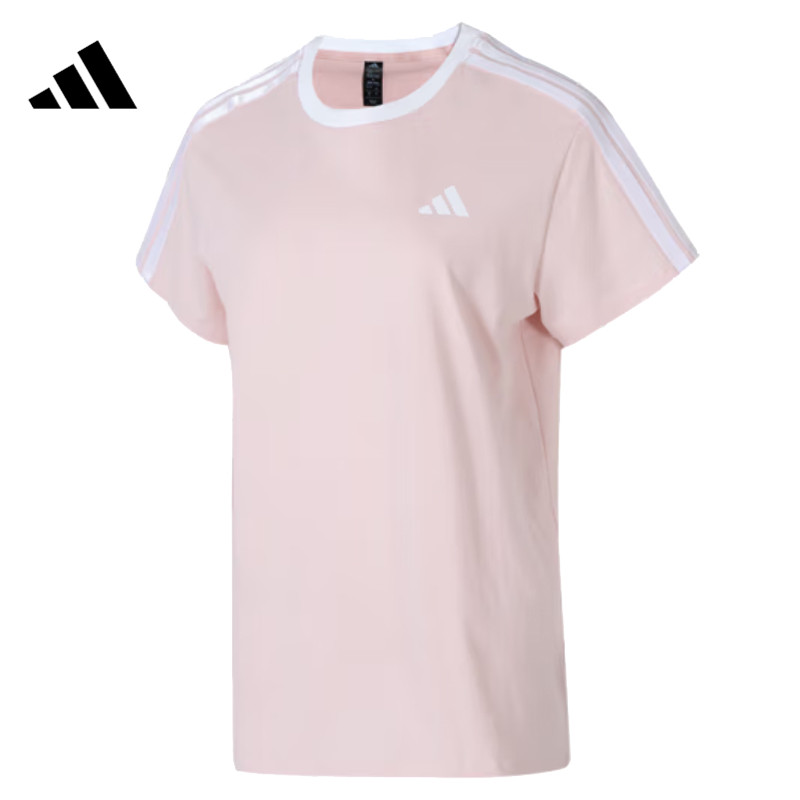 【法雅体育】adidas阿迪达斯春季女子运动休闲短袖T恤JY7614