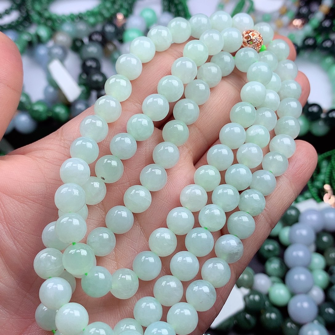 翡翠颈饰未镶嵌项链