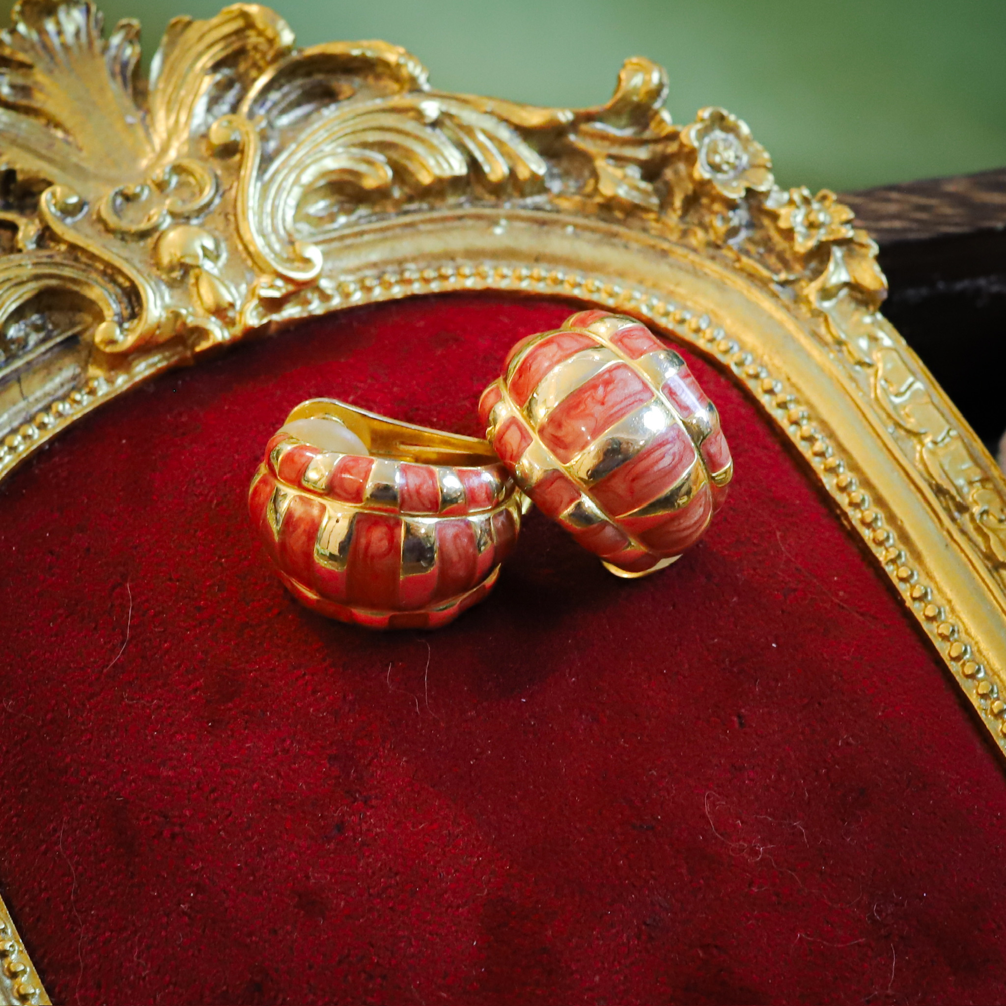 合金耳饰 复古耳夹时尚气质 耳夹 金色耳夹 大牌质感