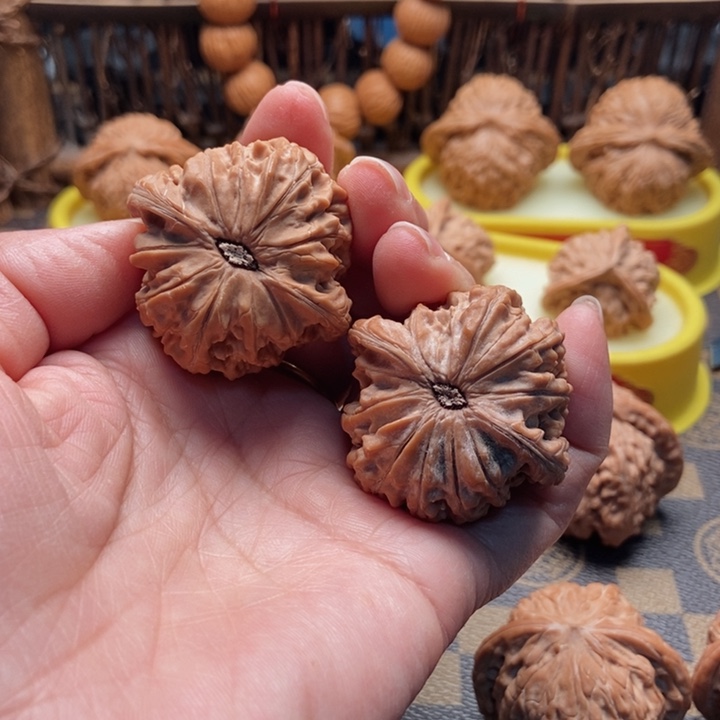 文玩核桃把件x****³39磨盘