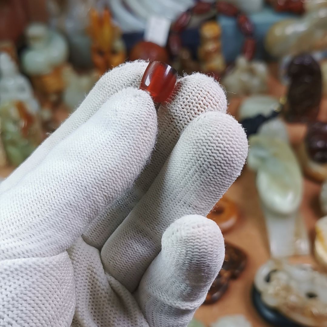 和田玉（糖玉）车挂未镶嵌守****海