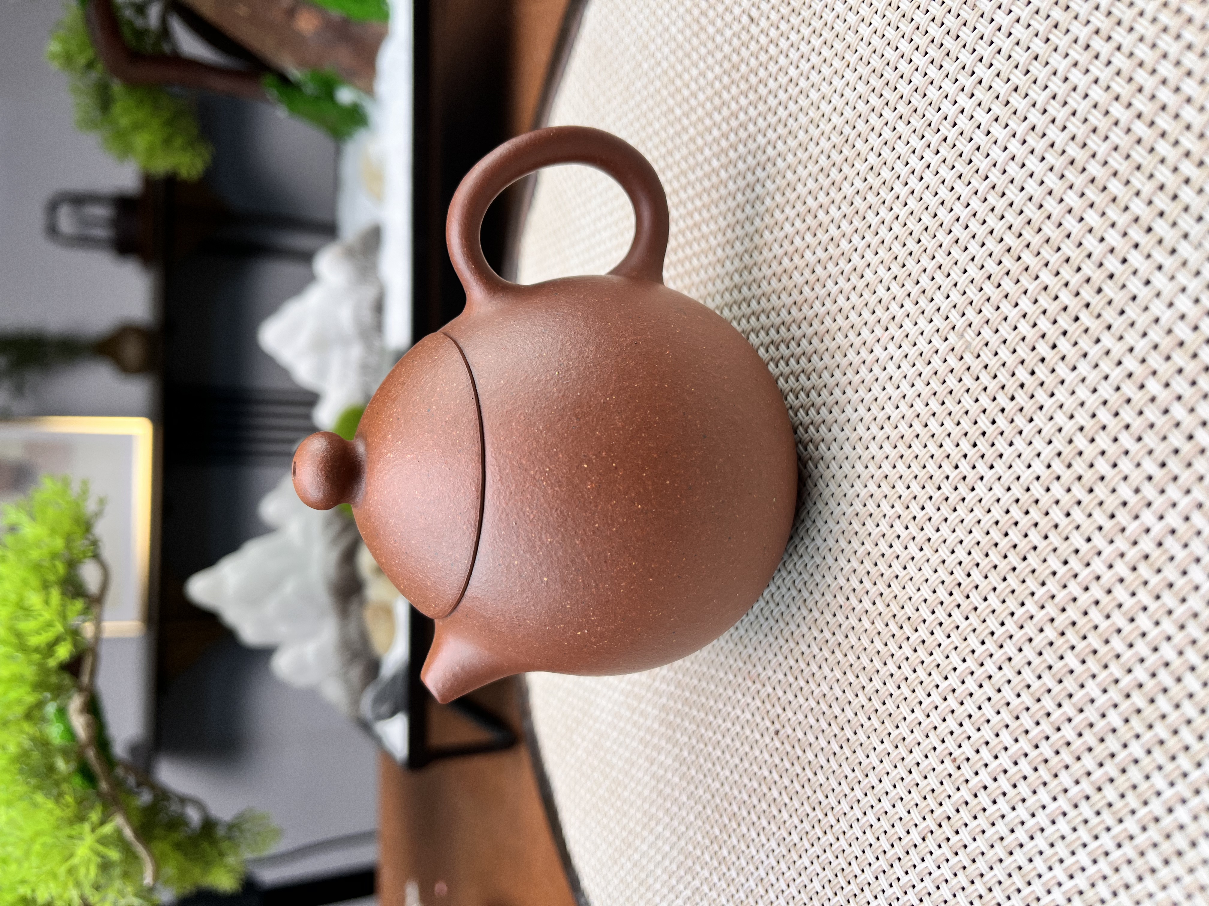 宜兴紫砂茶壶原矿泥料无添加红皮龙龙蛋壶半手精工高颜值150cc