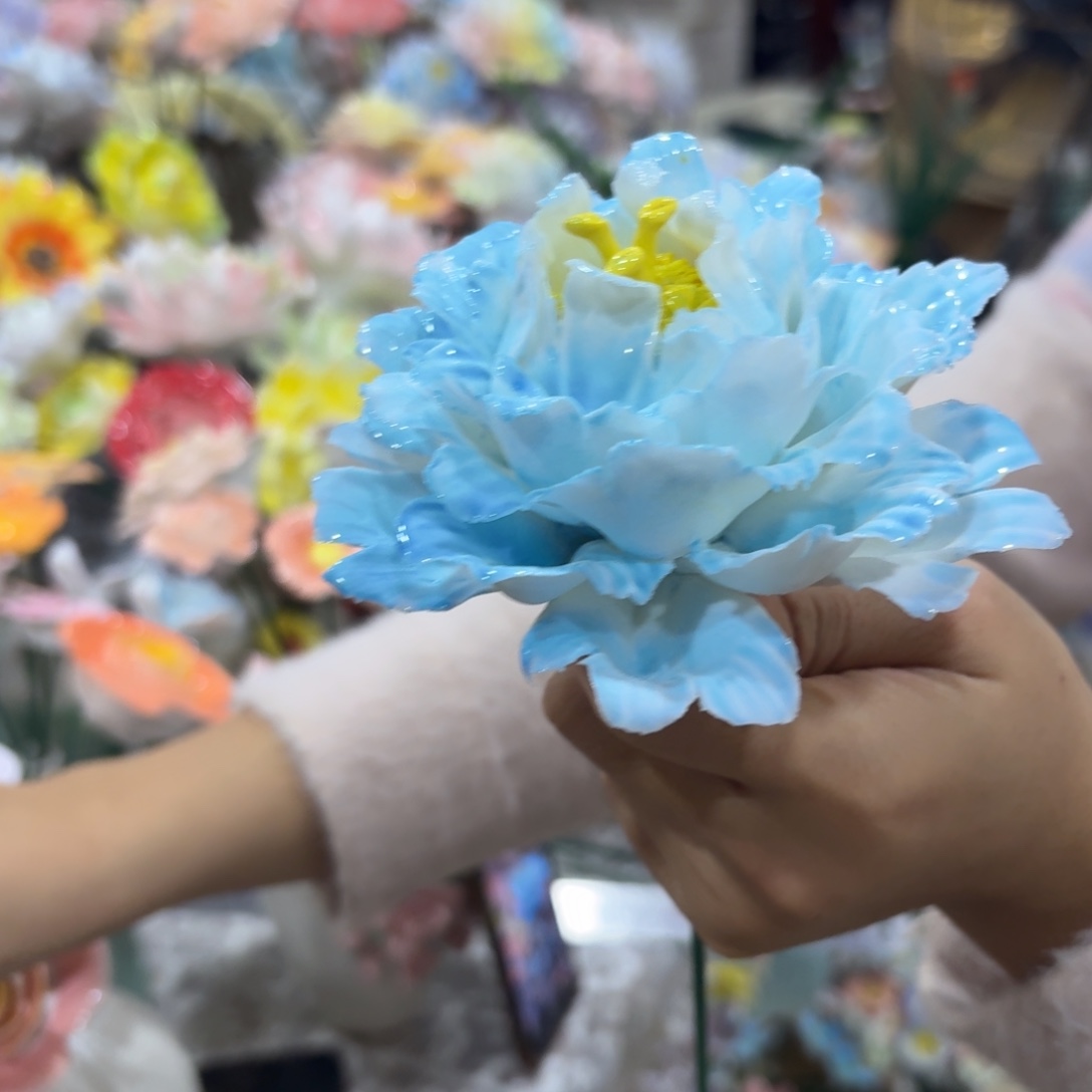 陶瓷花，20发货， 退款拉黑160