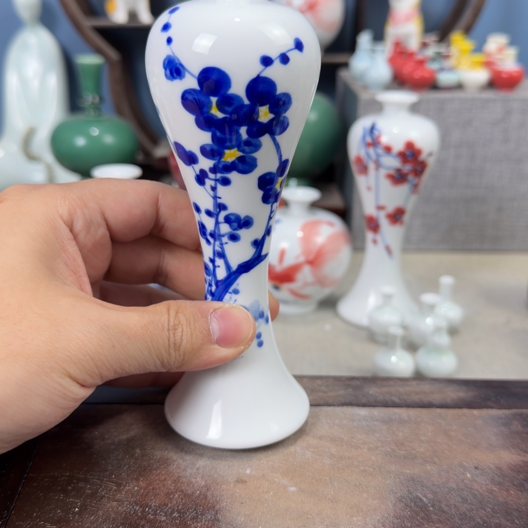 陶瓷手工小花器摆件