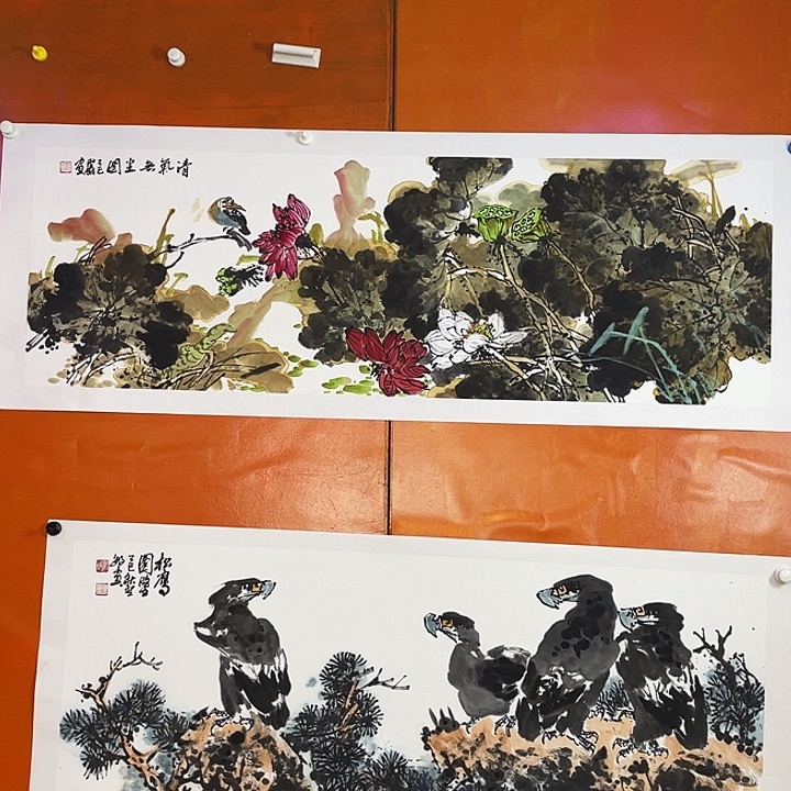 国画张圣敏先生纯手绘作品