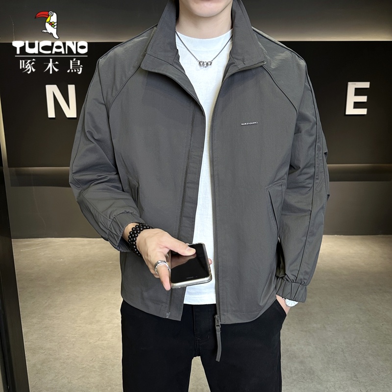 TUCANO/啄木鳥2025秋季新款立领夹克男士简约休闲百搭上衣男外套
