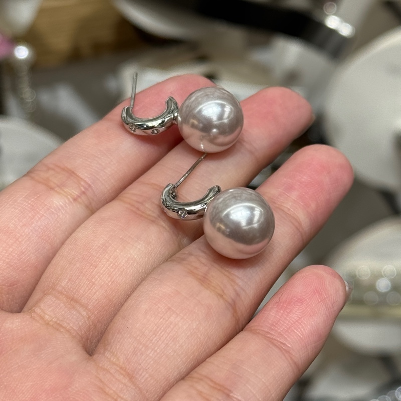 【魏来意】镀K金 曼塔玫瑰色耳钩-12mm