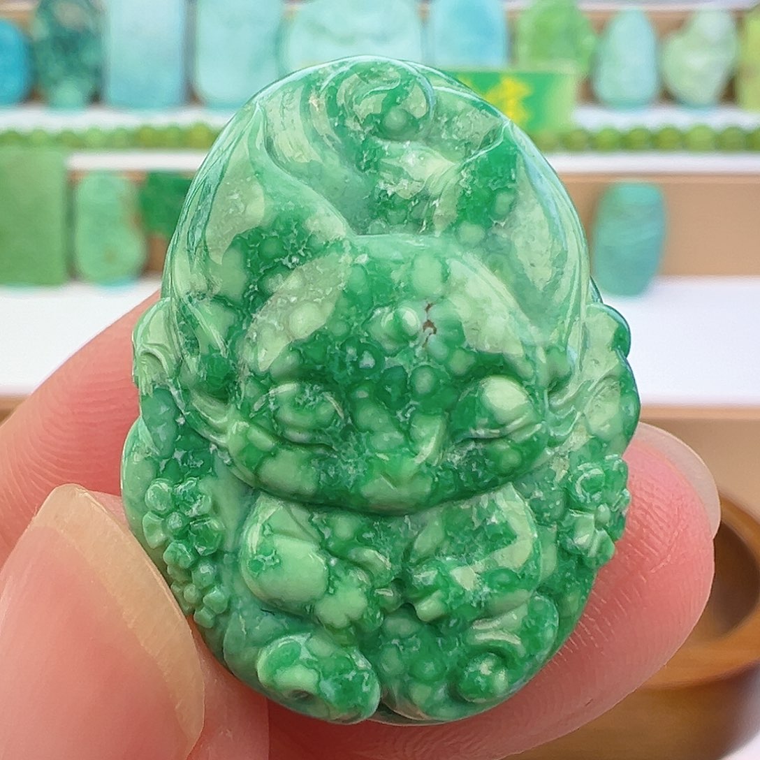未镶嵌绿松石项链