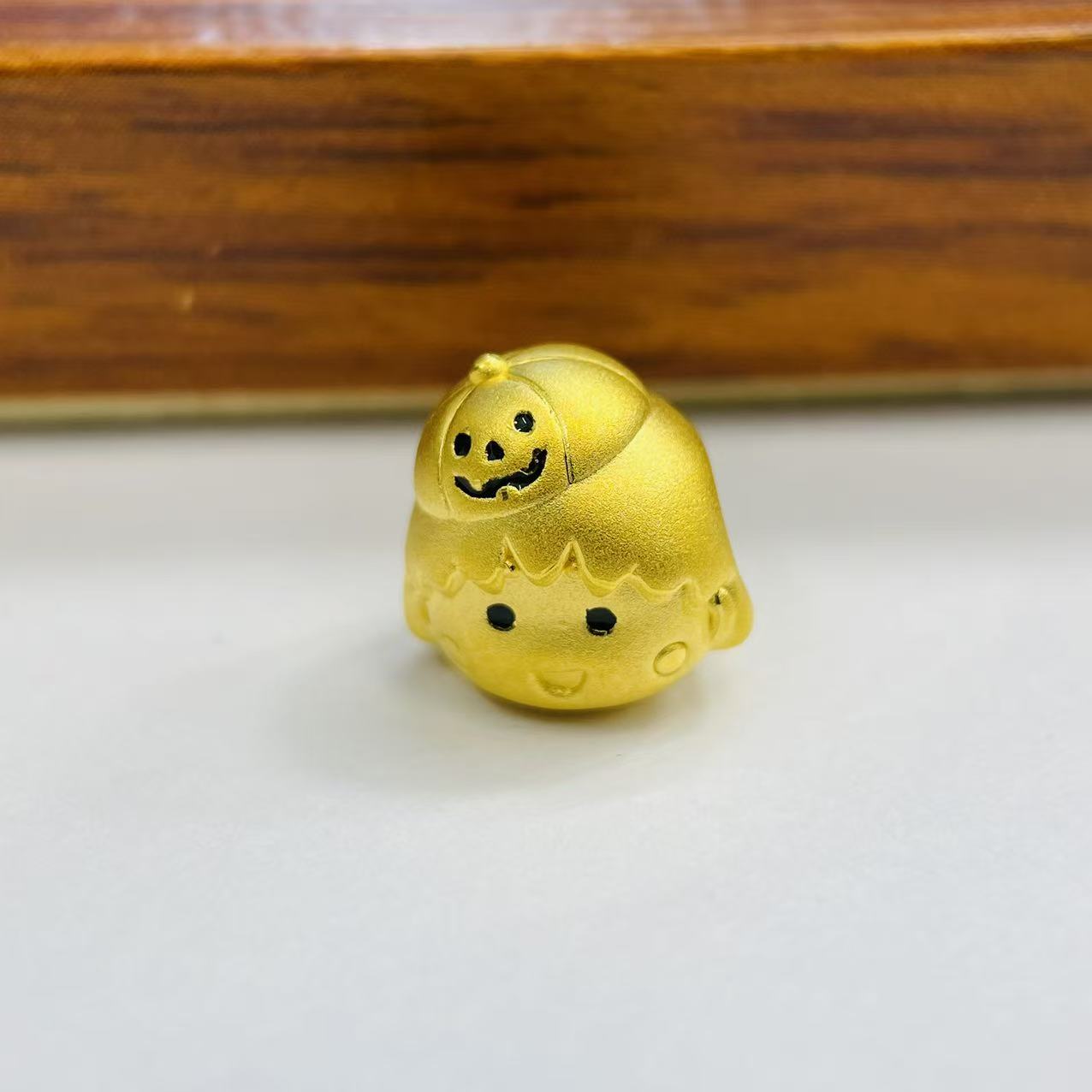 辉通黄金足金999万圣节南瓜头樱桃小丸子DP2690-01230