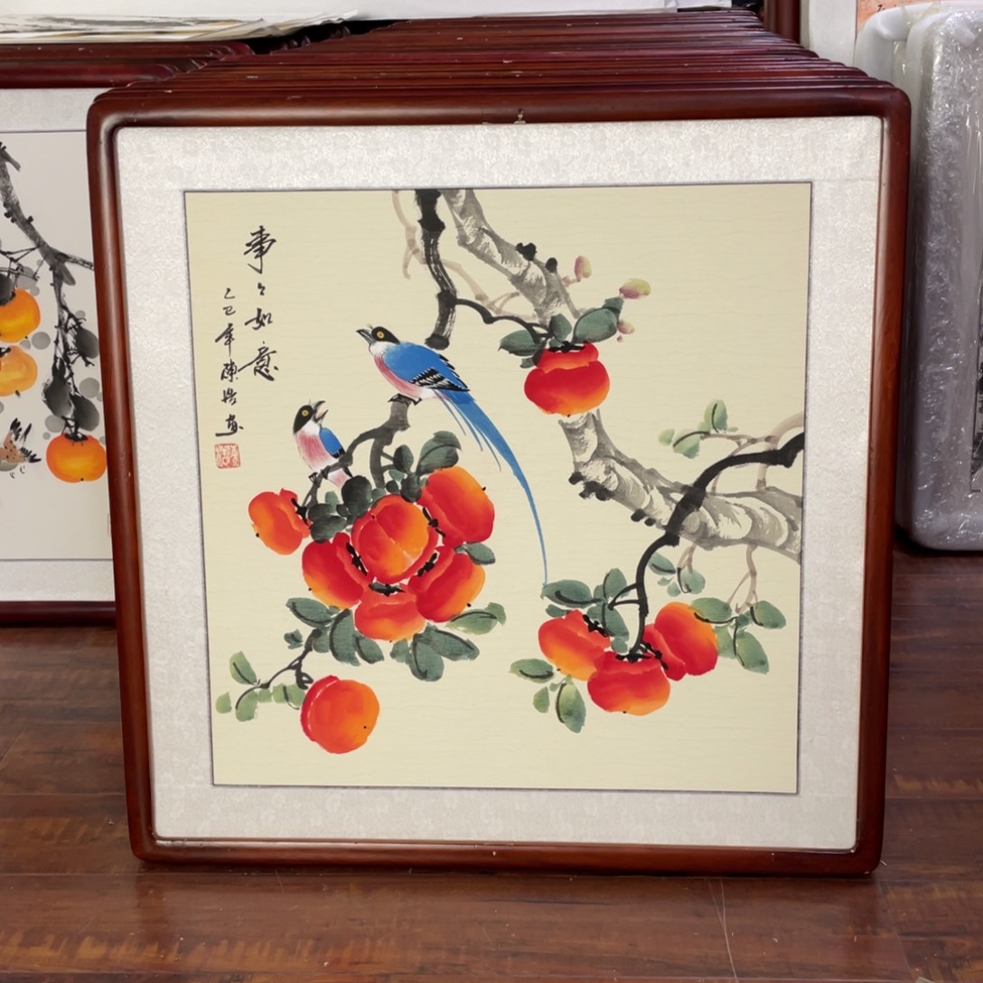 国画带框尺寸63*63厘米