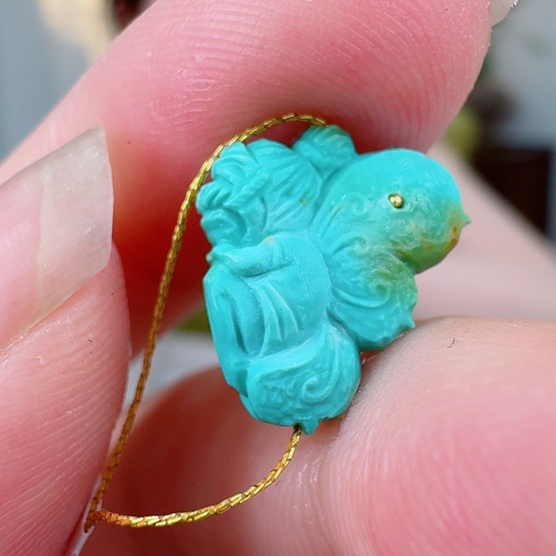 未镶嵌绿松石珠宝奇石