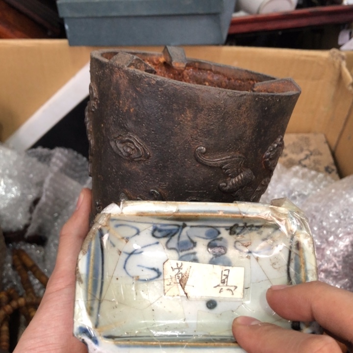 陶瓷孤品单件车里拍