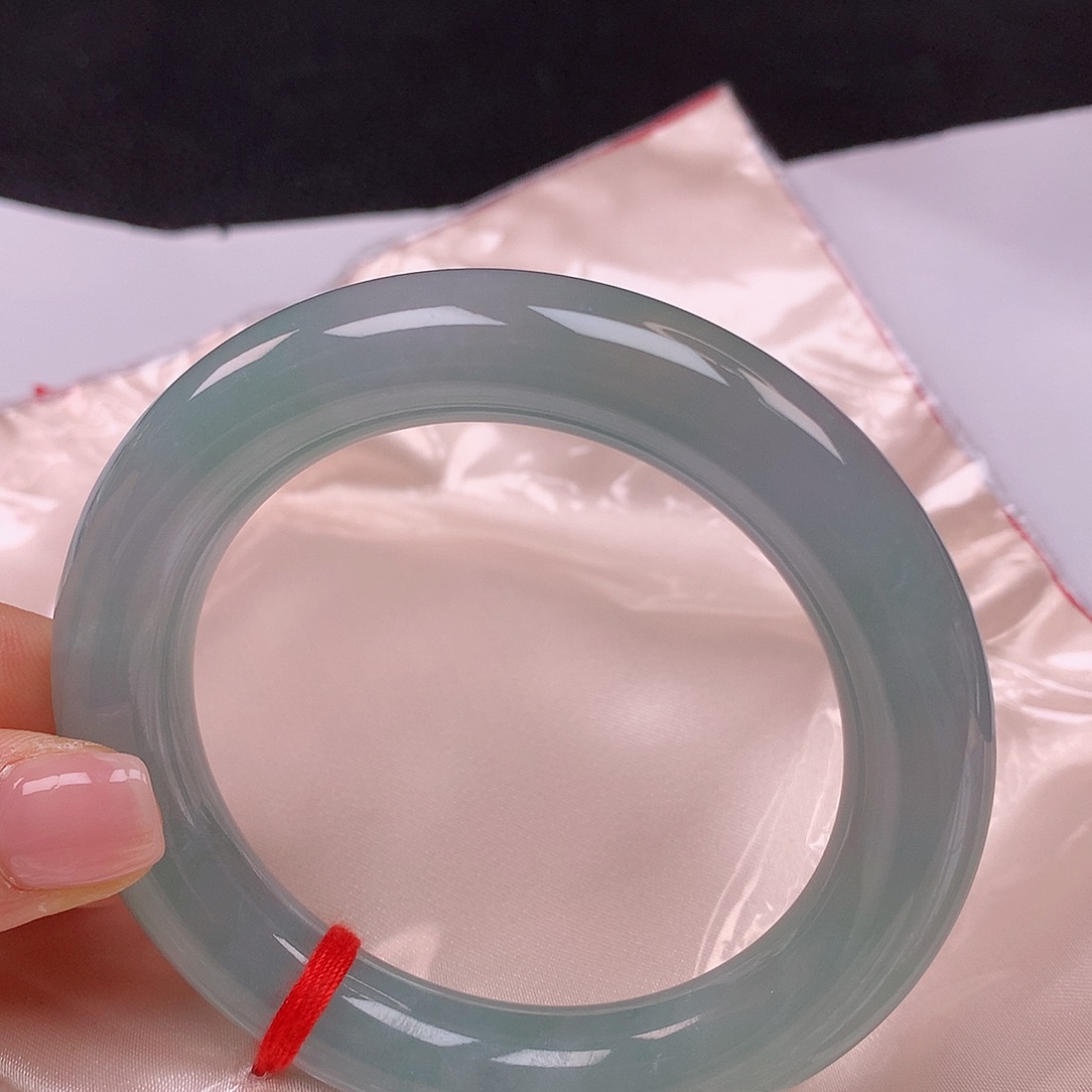 【闪购商品】未镶嵌手镯翡翠56圆条手镯