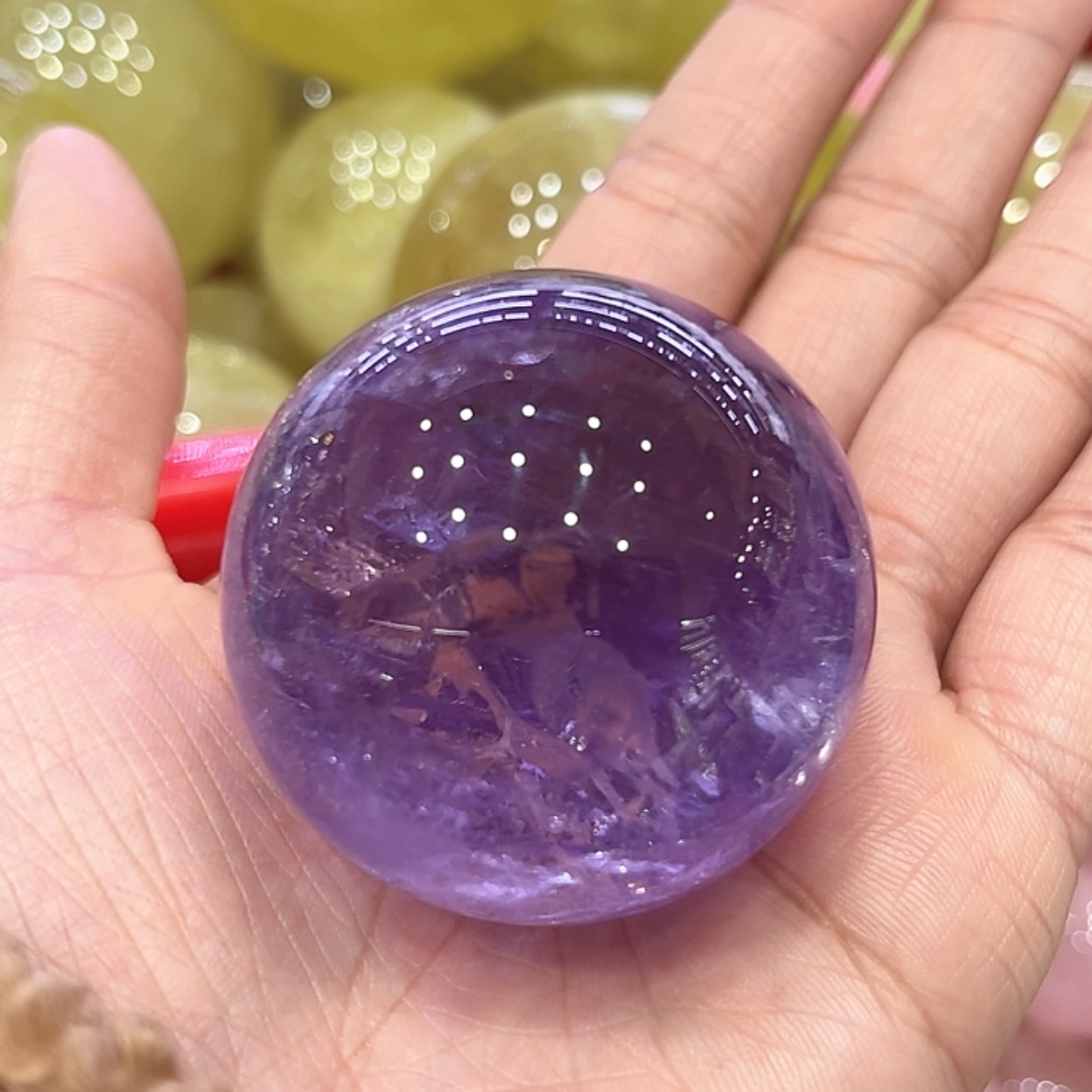 【闪购商品】水晶摆件球未镶嵌