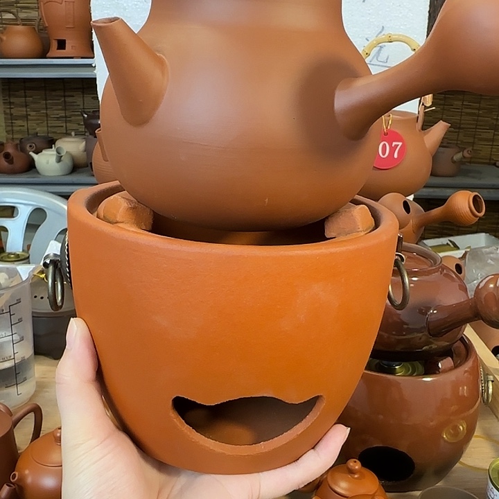 老朱泥元宝炉➕葫芦壶800毫升一套