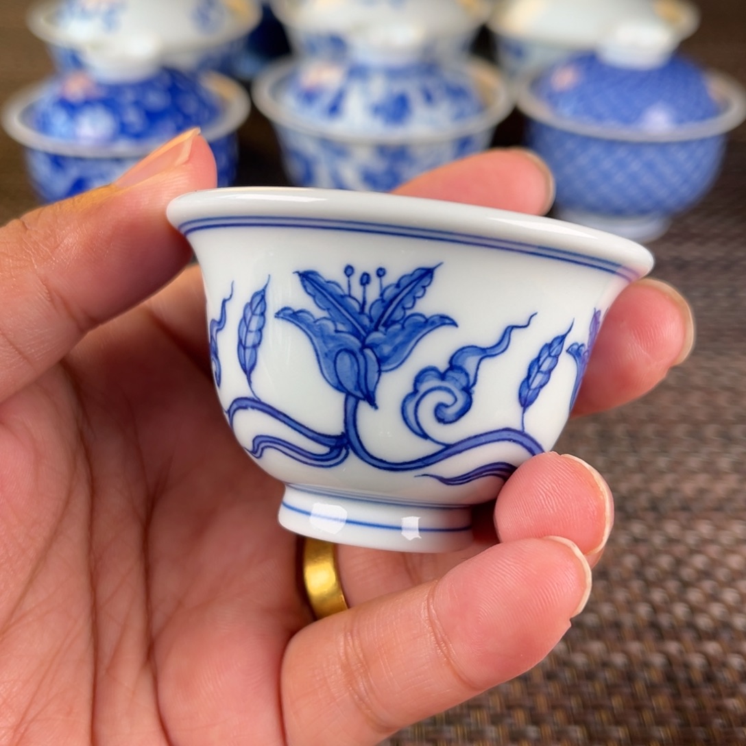 瓷片景德镇陶瓷杯子