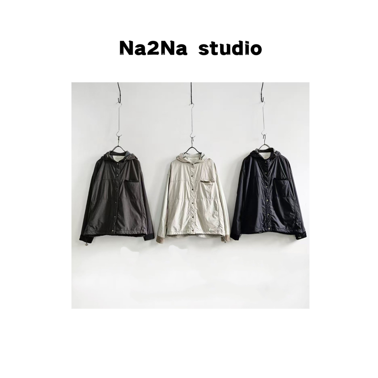 Na2Na 东大门 pu秋季连帽外套（No退换）