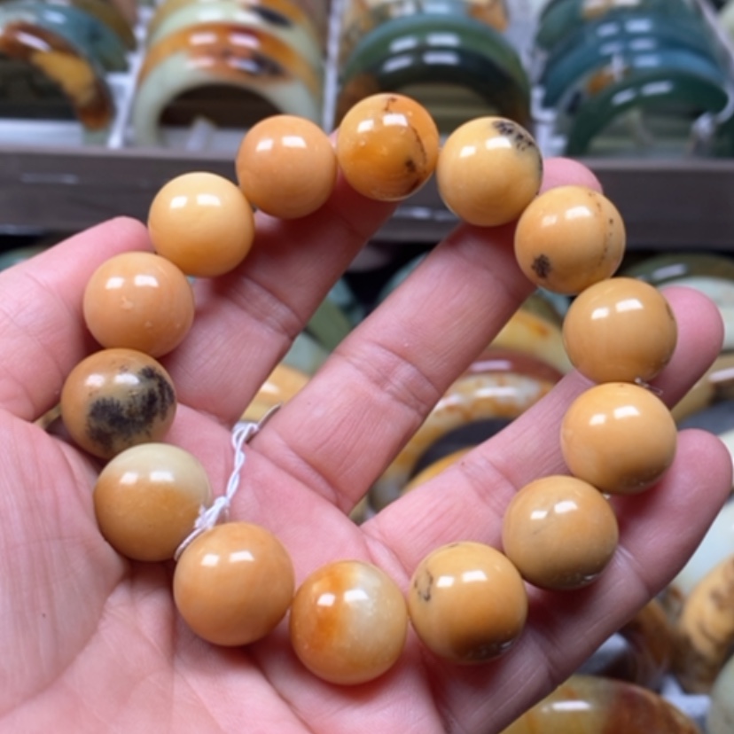 【闪购商品】蛇纹石玉手镯未镶嵌