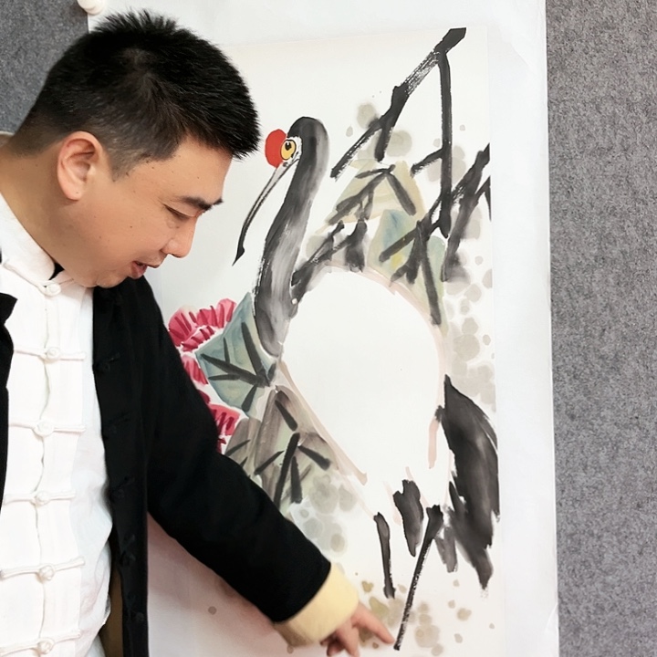 国画靳老师绘画作品