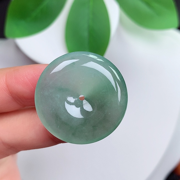 颈饰未镶嵌翡翠平安扣 27.7x5.5mm