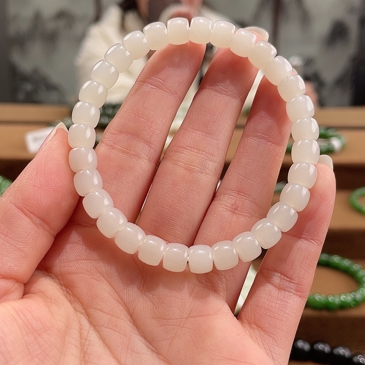 和田玉未镶嵌手链