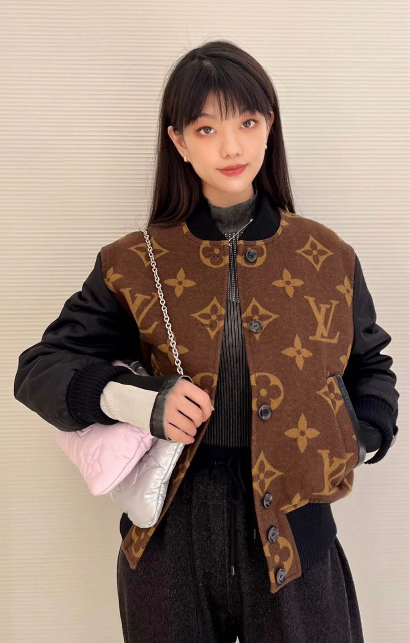 99新 LV 路易威登 老花外套飞行员夹克 尺码见详情页 00980