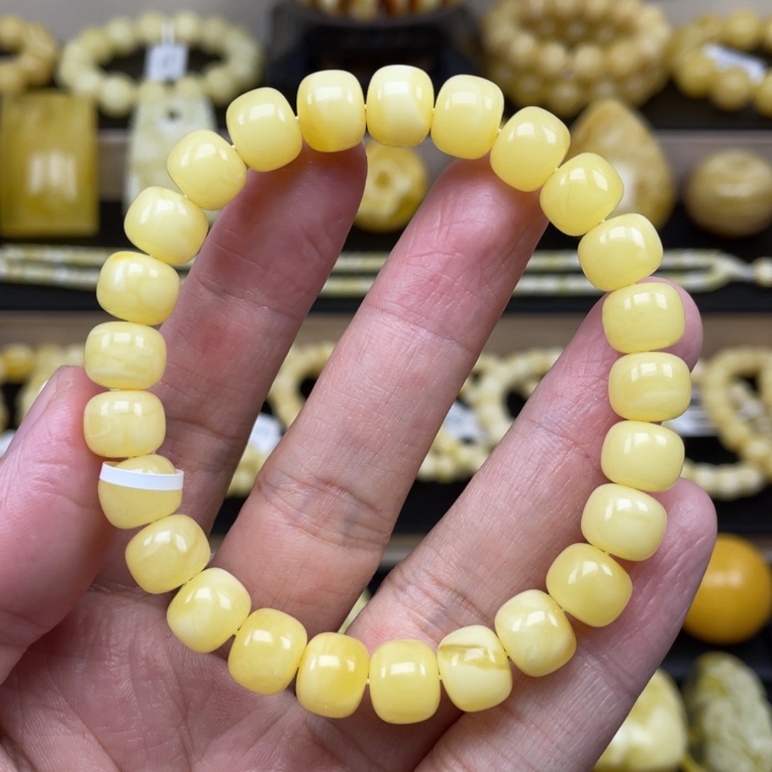 琥珀裸石未镶嵌琥珀蜜蜡