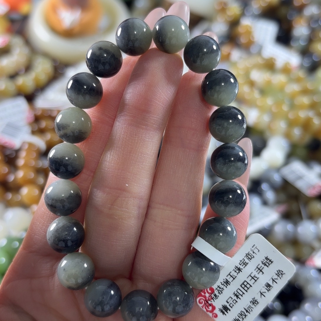 和田玉未镶嵌手串107