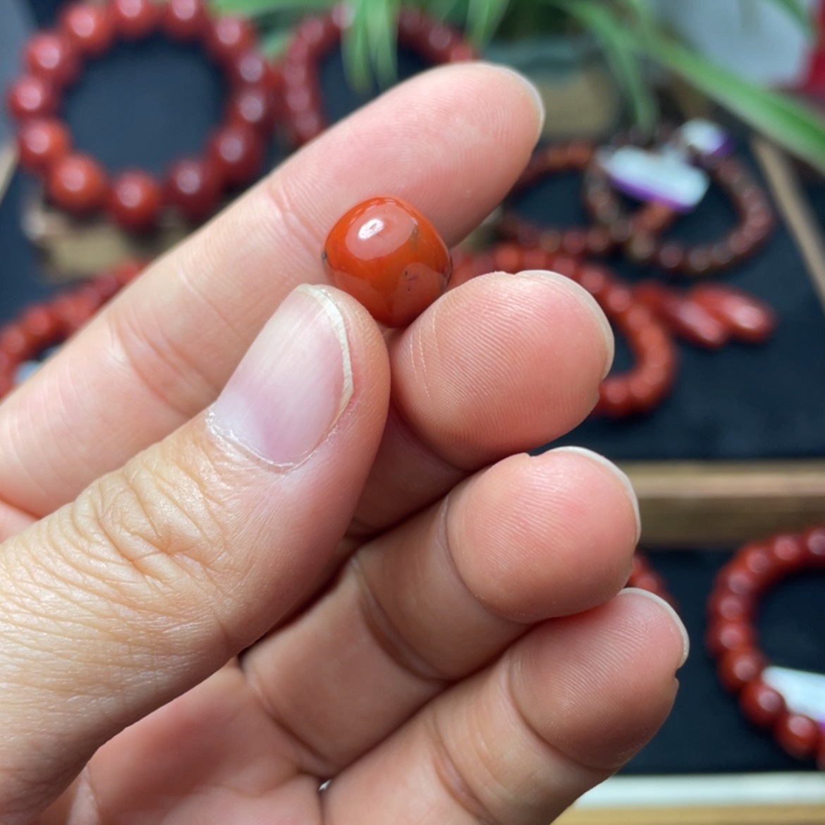 【闪购商品】未镶嵌单珠11南红玛瑙