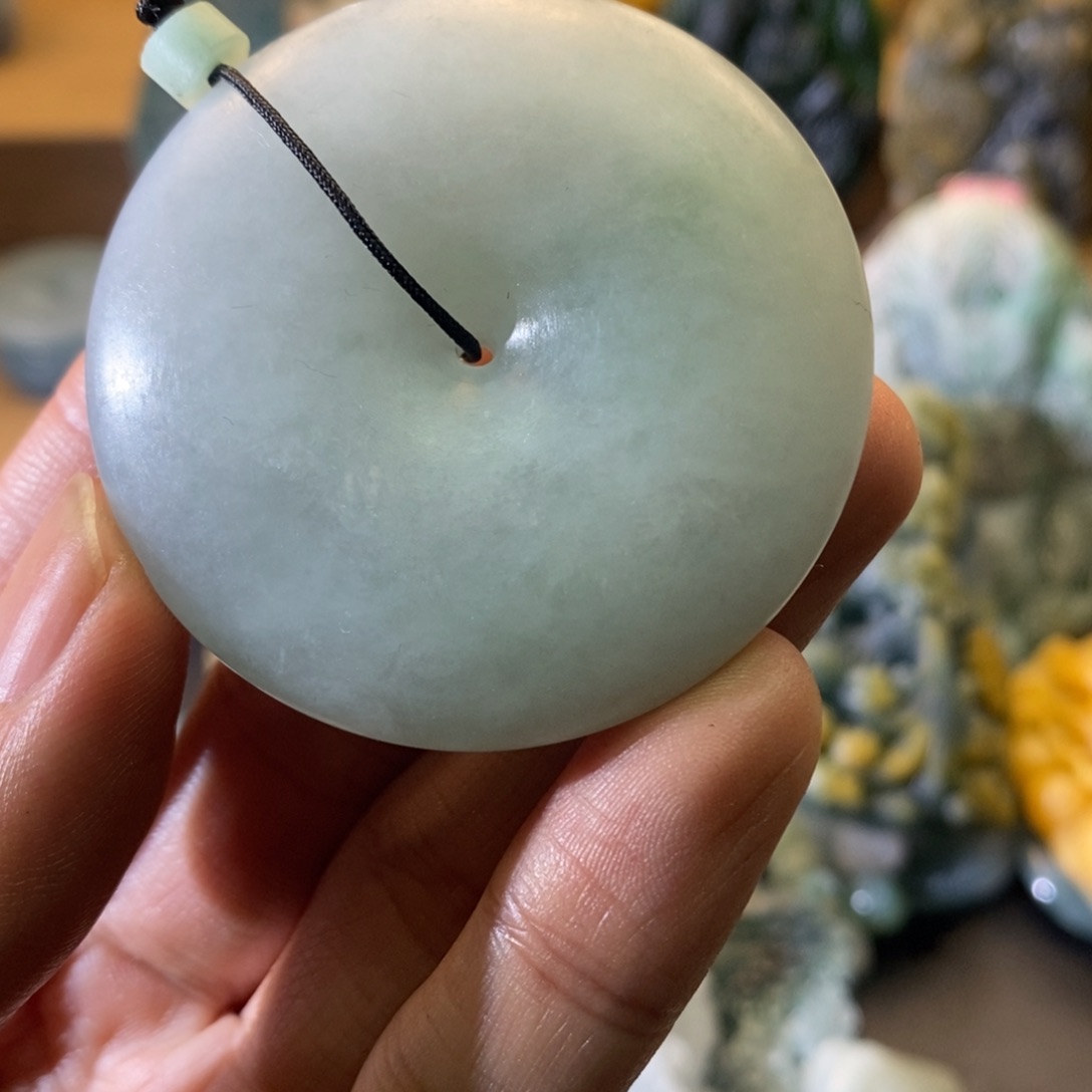 定制翡翠未镶嵌平安扣