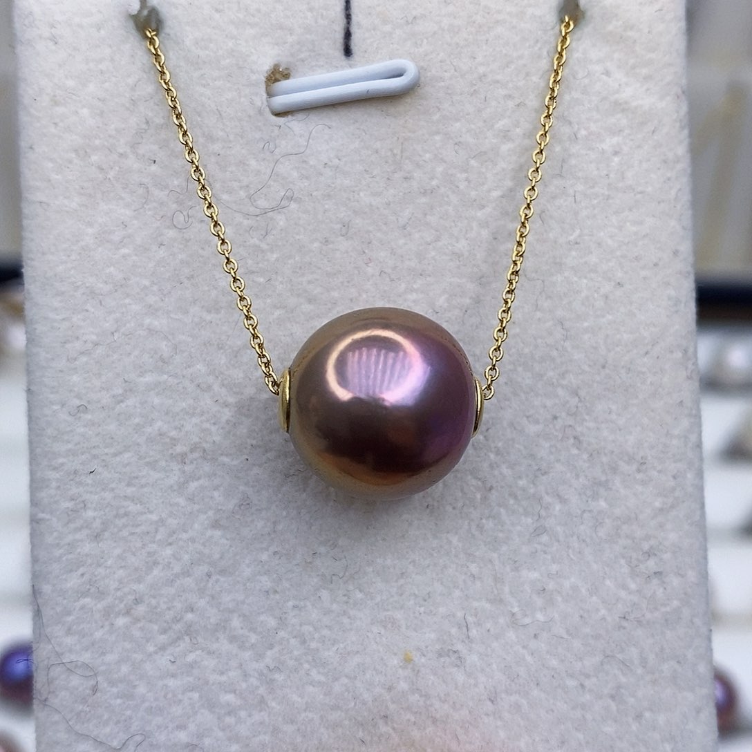 淡水珍珠颈饰银S925镶嵌