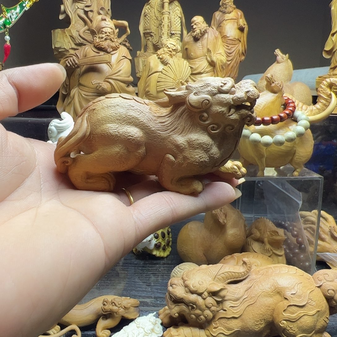 嘉***l檀香木印度老山檀香瑞兽小貔貅
