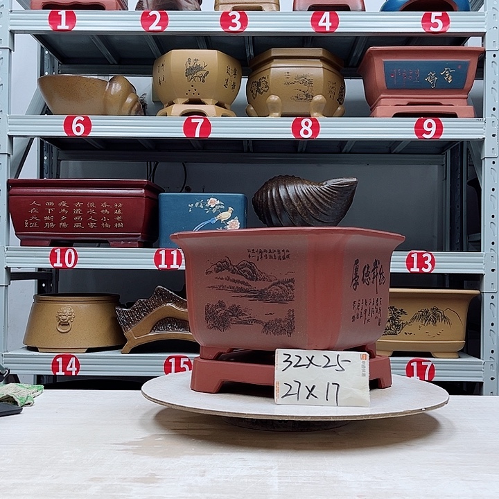 紫砂花盆紫砂花盆