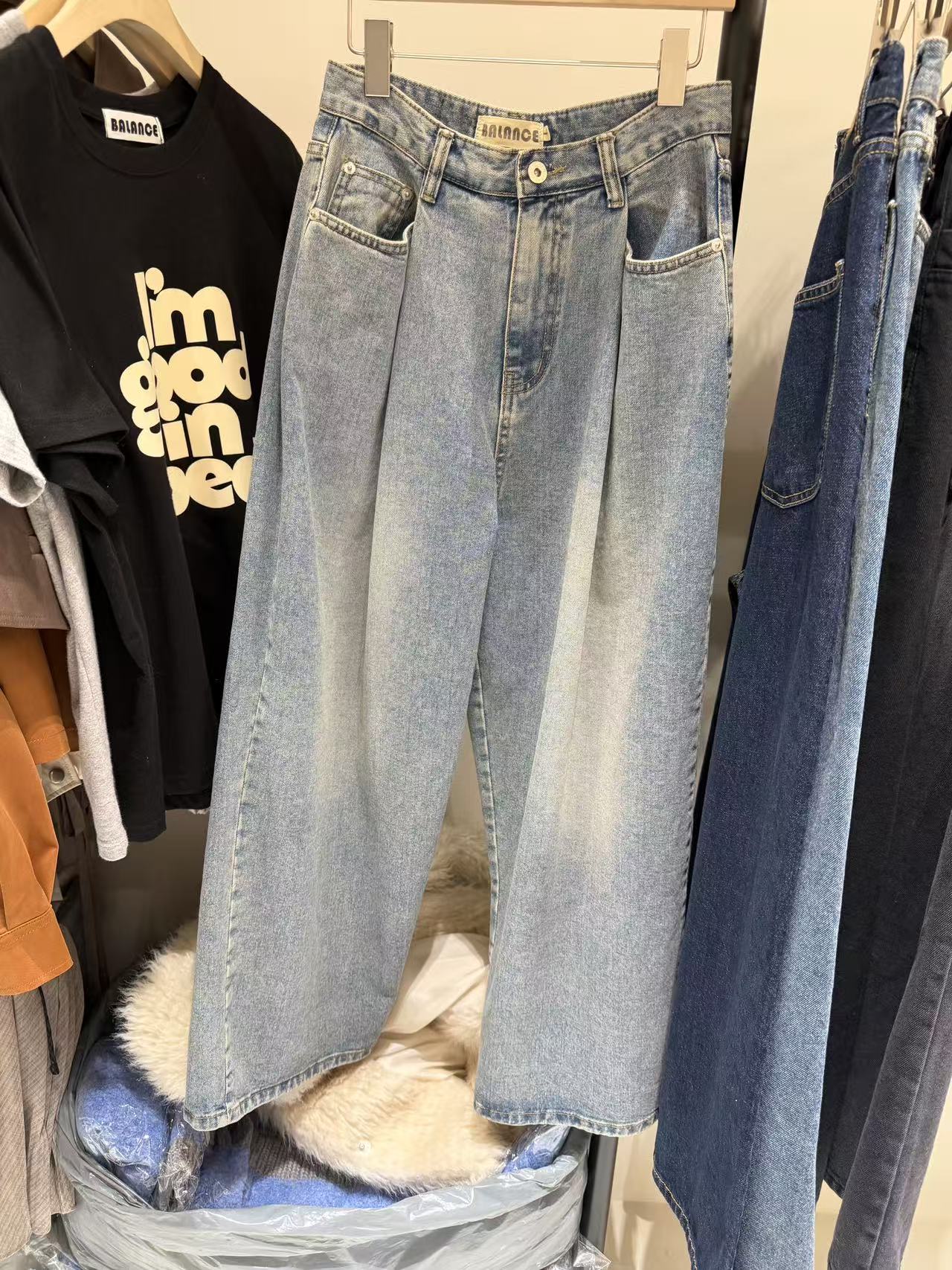 韩国东大门正品女装时尚牛仔裤121630（NO退NO换）