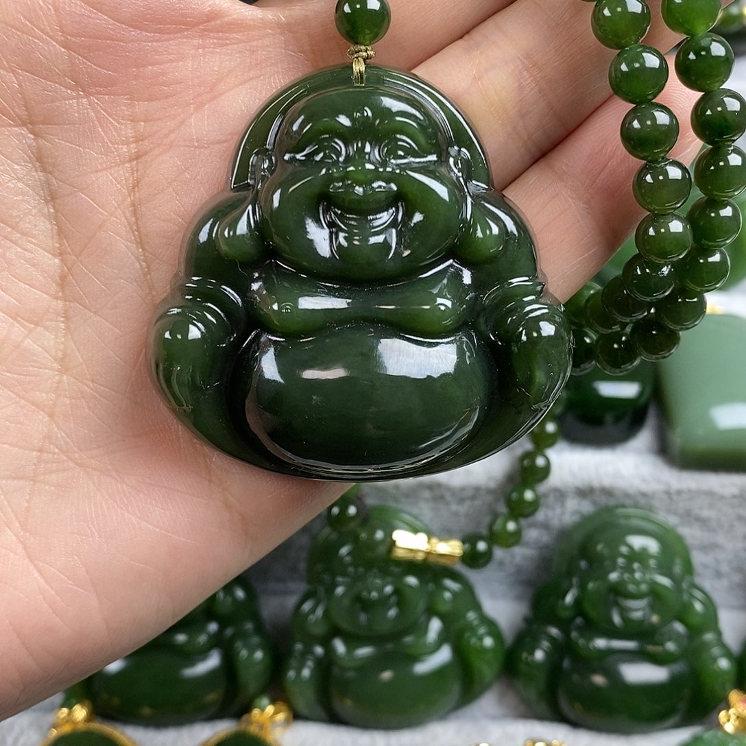 和田玉（碧玉）未镶嵌颈饰